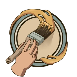 Painter trade badge